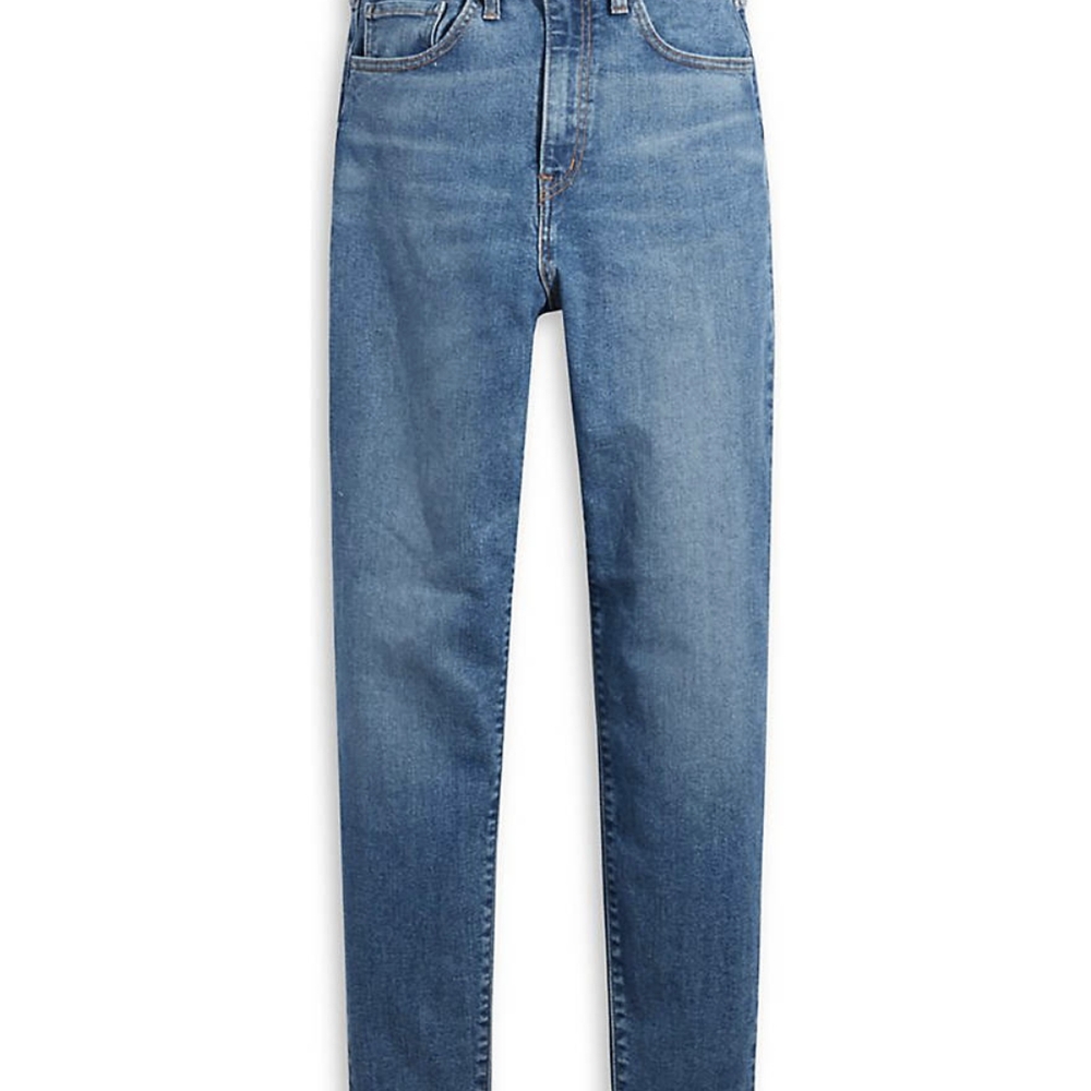 Levi's Blue High Rise Jeans with Tapered Fit